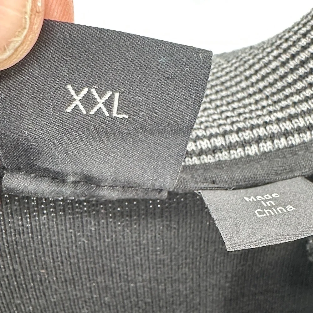 Hugo Boss Black Button-Up Sweater with Striped Collar